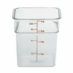 Cambro 4 Qt. Square Clear Containers w/ Lid