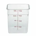 Cambro 8 Qt. Square Clear Containers w/ Lid